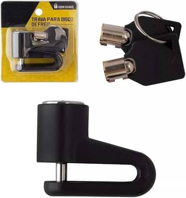 Cadeado Trava Para Disco Freio Moto Antifurto Bike Universal