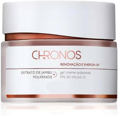NATURA CHRONOS GEL CREME ANTISSINAIS 30+DIA FPS 30 40G