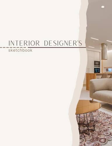 Interior Designer’s Sketchbook - #1 Notebook for Architects, Designers & Interior Design Students and Teachers - Graph Paper for Architectural ... 100 pages with fine 4x4 Grid - Aesthetic