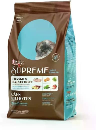 Ração Quatree Supreme para Cães Filhotes de Raças Pequenas - 3kg