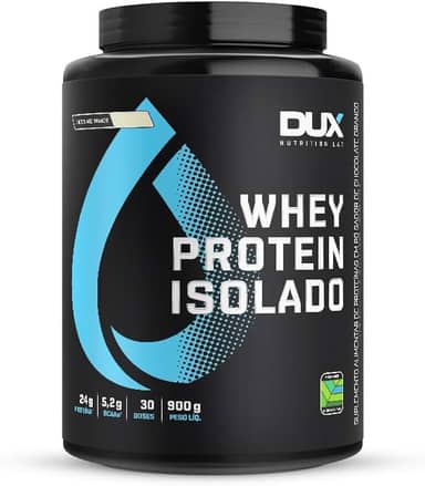 Whey Protein Isolado Chocolate Branco Pote 900g – Contribui para os Resultados e Auxilia a Recuperação Muscular – DUX HUMAN HEALTH