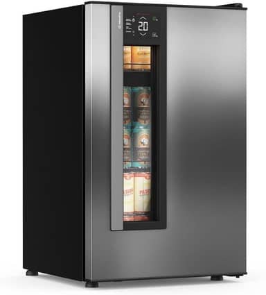 Cervejeira Vertical Metalfrio Beer Maxx One Inverter 114 Litros Glass Viewer Inox Vn12tp 110v
