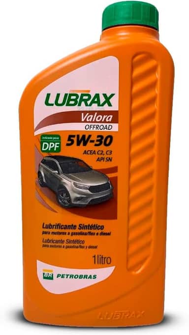 Oleo Lubrax Valora Offroad 5w30 Sintético Diesel Api Sn 1 Litro
