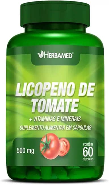 Herbamed Licopeno De Tomate + Vitaminas E Minerais - 60 Cápsulas -
