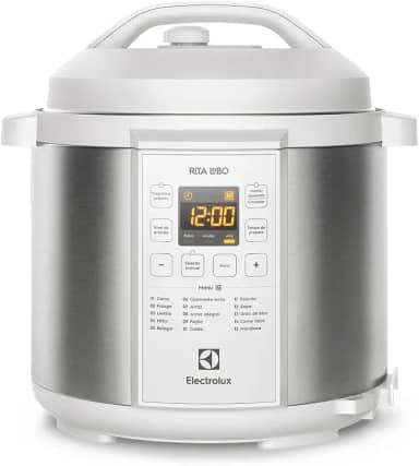 Panela de Pressão Elétrica Electrolux 6L Branca Experience por Rita Lobo (PCC21)