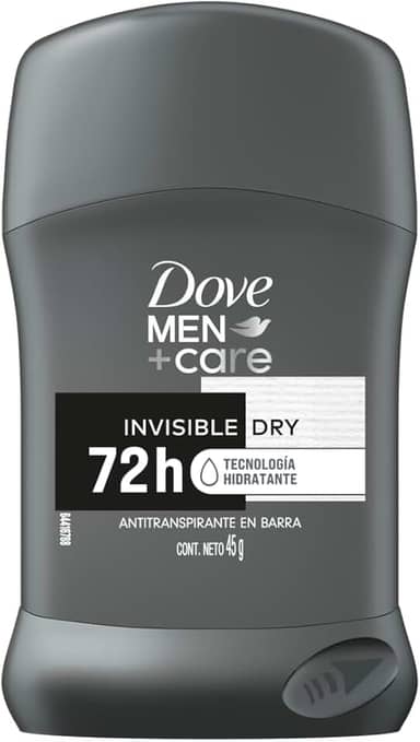 Dove Men+Care Antitranspirante em Barra Invisible Dry 45g