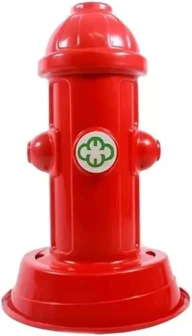 Hidrante Educador Pet Vermelho para Cães – Poste de Xixi, Sanitário e Banheiro para Adestramento e Higiene Canina, Ideal para Machos, Uso Interno e Externo