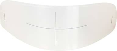 Película protetora de capacete universal WeePro, filtro antiembaçamento, lente transparente resistente à infiltração de neblina, 9 cm x 27 cm