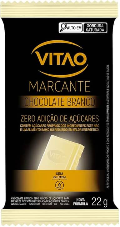 Chocolate Branco Zero Açúcar