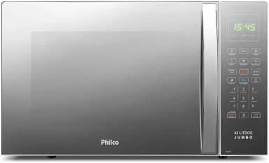 Micro-ondas Philco PMO42EB Jumbo Tira Odor 42L 1560W 127V Espelhado Branco