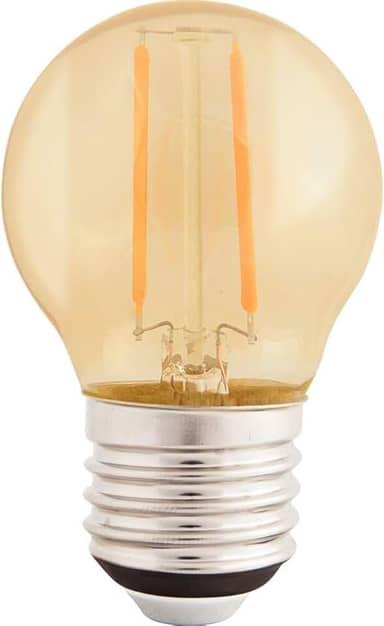 Tramontina Lâmpada LED de Filamento G45 4 W 2200 K luz Amarela​ Vintage Retrô em Vidro Âmbar