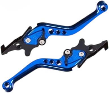 Alavanca De Freio Esportiva Para Moto Com Ajustador – CompatíVel Com Freio A Disco (AZUL)