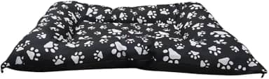 Colchonete Pet Macio Para Cachorro P-XG Caminha Cama Alta Durabilidade Lavável com Zíper Confortável (Preto, P - 52x42 cm)