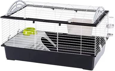 Ferplast Casita 100, Gaiola para Coelhos, com Acessórios Ferplast para Roedores e outros animais pequenos, Médio, Variado