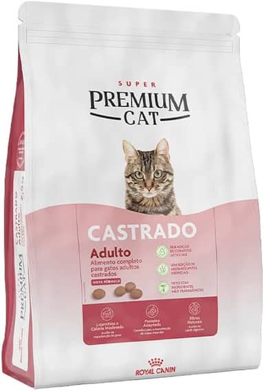 ROYAL CANIN Ração Royal Canin Premium Cat Para Gatos Adultos Castrados 10 1Kg Royal Canin Raça Adulto
