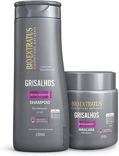Kit Bio Extratus Grisalhos Shampoo e Máscara