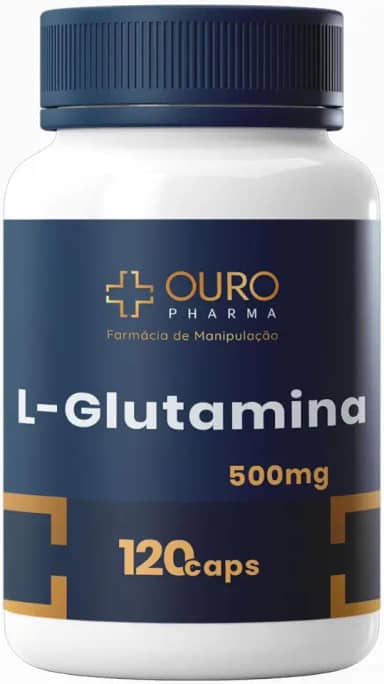 L Glutamina 500mg - 120 cápsulas