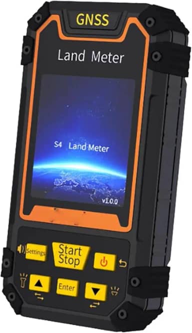 Equipamento portátil de pesquisa GPS, medidor de terreno, registro de dados históricos 199 e trilha de figuras, chip receptor GNSS, navegação recarregável em tempo real de alta precisão, med