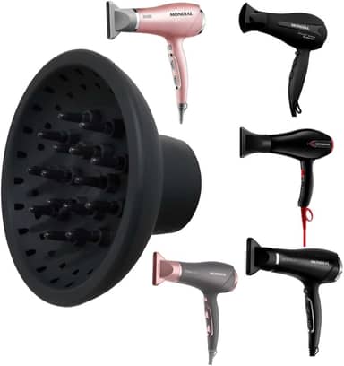 Difusor de Cachos para Secador de Cabelo Mondial Todos Modelos - Tamanho Grande