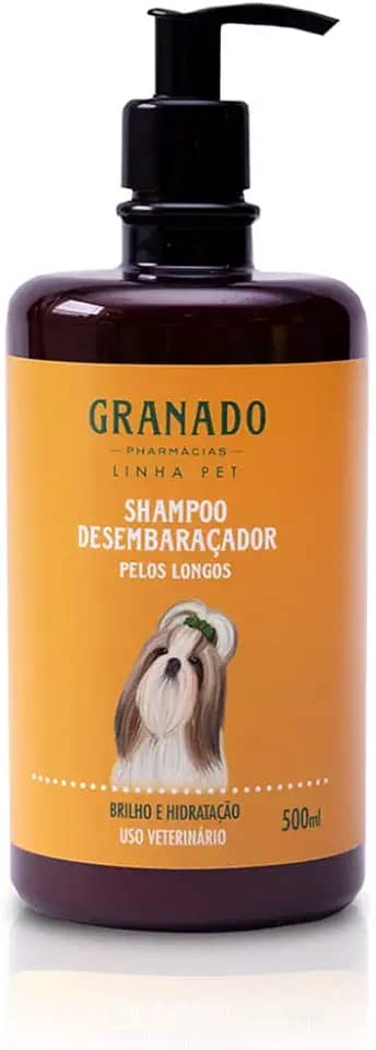Granado Shampoo Pet Desembaraçador Para Pelos Longos, 500ml
