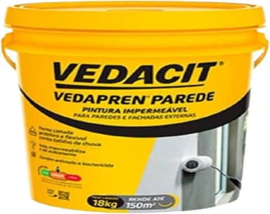 Manta Líquida Vedapren Parede, Branco, 18 L, Vedacit