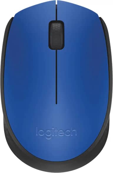 Mouse sem fio Logitech M170 com Design Ambidestro Compacto, Conexão USB e Pilha Inclusa - Azul
