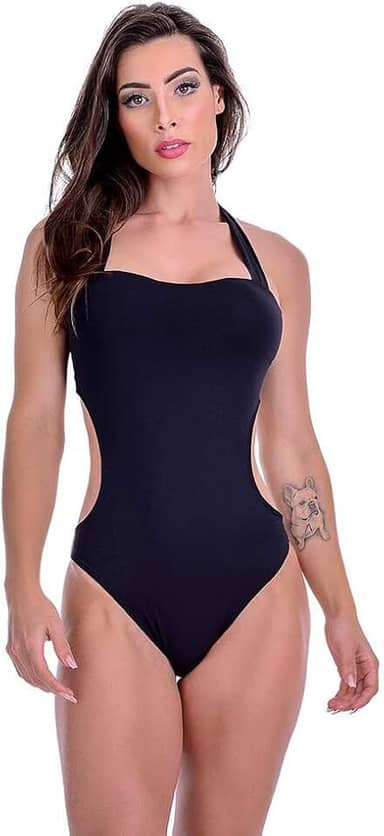 Maiô Engana Mamãe Com Bojo Preto Summer Soul