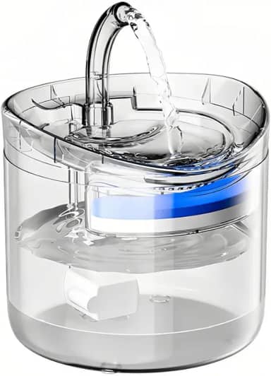 Bebedouro para Gato com Bomba - 2.0L Água Circulante Automática, Silenciosa, Volume Ajustável e Filtrada, Hidratação Saudável para Pets Domésticos (Cartucho de filtro)