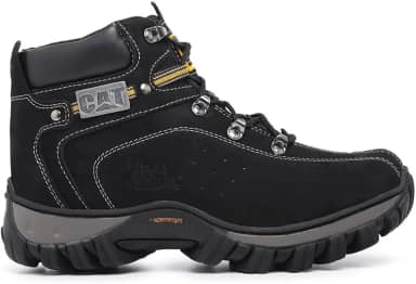Bota Coturno Caterpillar Adventure Couro Legítimo + Palmilhas Gel. Unissex.