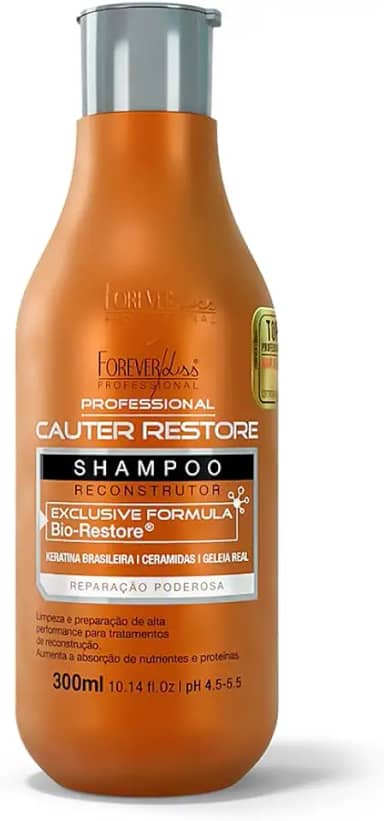 Forever Liss Shampoo Cauter Restore Reconstrutor 300ml