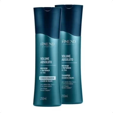 Kit Amend Expertise Volume Absoluto Shampoo + Condicionador Cabelos Encorpados