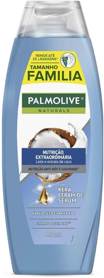 Palmolive Shampoo Naturals Nutrição Extraordinária 650Ml Cor: Azul