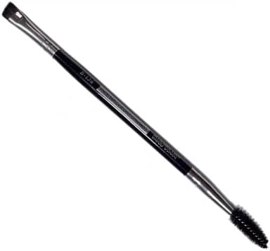 Pincel Macrilan Duplo Sobrancelha B-136 - Escova e Chanfrado Firme para Precisão - Custo-Benefício Excelente, Macrilan