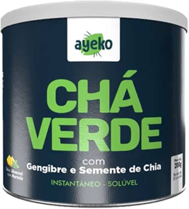 Chá Verde C/Gengibre e Semente de Chia 200g - AYEKO