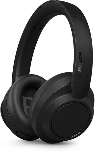 PHILIPS, Headphone Bluetooth, TAH6509BK/00, Com Cancelamento de Ruído Ativo ANC, Até 70 horas de bateria, Preto