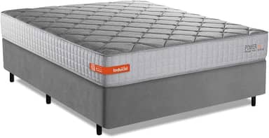 Cama Box Casal King Espuma Softgel Power 193x203x60cm