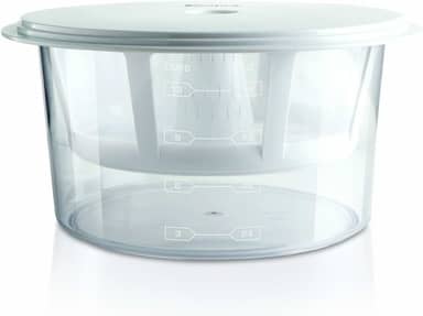 Iogurteira Euro Cuisine GY50, com peneira de malha ultrafina, sem BPA, branco