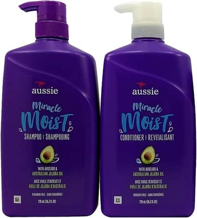 Aussie Moist Shampoo + Cond Abacate E Óleo De Jojoba 778ml