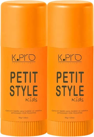 Kit KPro Profissional Petit Kids Cera Bastão Modeladora 30g (2 unidades)