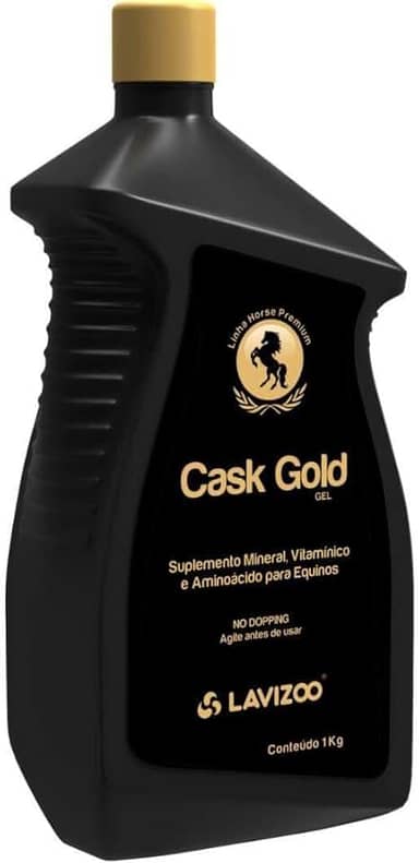 Cask Gold 1 litro | Suplemento para Cascos e Pêlos
