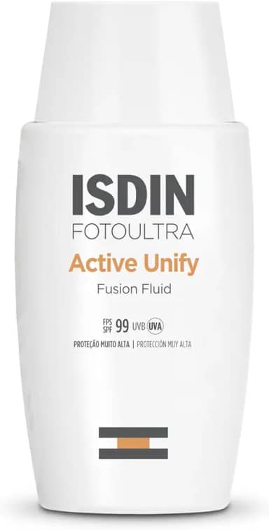 Protetor Solar e Clareador Facial ISDIN Active Unify FPS 99 - 50ml