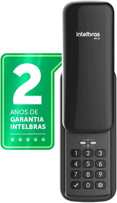 Fechadura Digital Para Uso Interno e Externo FR 10 Preto Intelbras
