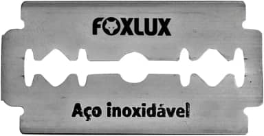 Foxlux Lâmina para Barbear/Navalha - Caixa com 60 Unidades
