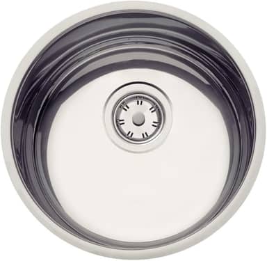 Cuba de embutir Tramontina Basic 30 BL em Aço Inox Natural Ø 30cm