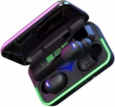 Fones De Ouvido Sem Fio Bluetooth, À Prova D'água IPX5, Graves Profundos, Função Power Bank, Visor Digital De Energia, fone de ouvido Gamer, Cancelamento De Ruido, Premium - TYDA