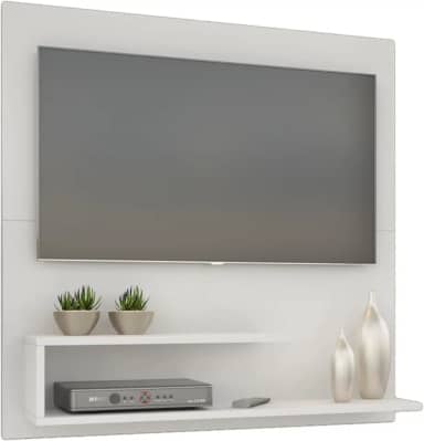 Painel Estante para Tv Home Oralndo Smart 32 Polegadas Nicho Sala Quarto (Branco)