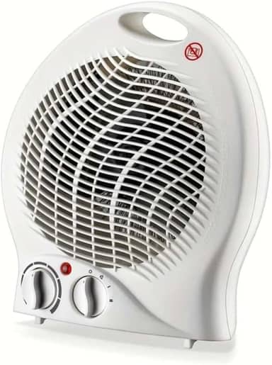 Aquecedor Elétrico 2 Em 1,2000w,220v, 12m², Branco