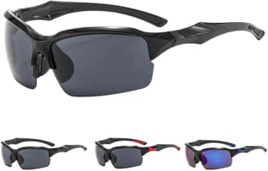 Óculos Esportivo para Ciclismo Corrida Pesca MTB – Lente Espelhada com Proteção UV400 e Armação Leve Antiderrapante