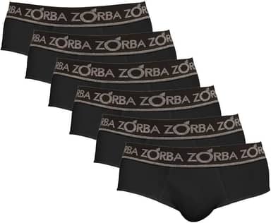 Kit 6 Cuecas Zorba Slip Comfort 674