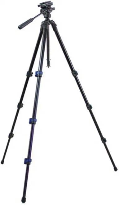 Tripé Profissional Foto e Vídeo com Cabeça Hidráulica, Weifeng WF5316, Preto